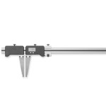 Aluminium Digital Skjutmått 0-500 x 0,01 mm med skänklar av rostfritt stål og skänkellängd 125 mm