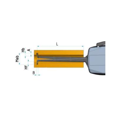 KROEPLIN H250 Skänkelmätklocka 50-70 mm för invändig mätning (Analog)