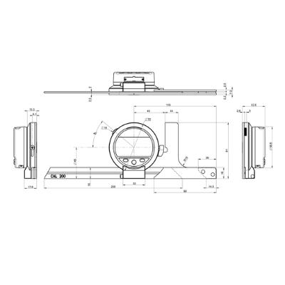 SYLVAC Digital Vinkelmått Smart BT med 200 mm linjal (820.1706)