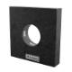 Granit vinkelnormal 90° kvadratisk form 200x200x40 mm DIN 875 - DIN 876/0 inkl. transportkuffert