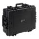 OUTDOOR resväska i svart med vadderade delare 585x415x210 mm Volume: 51 L Model: 6500/B/RPD
