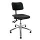 DYNAMO arbetsstol med säte och rygg i PU-skum, glidknappar och justering av säte och rygg (420-550 mm)